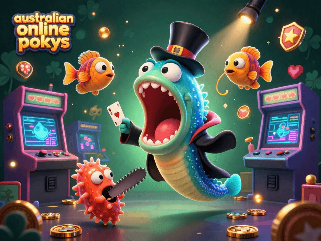 Engage in australian online pokies with a lively underwater magic show featuring unique sea creatures.