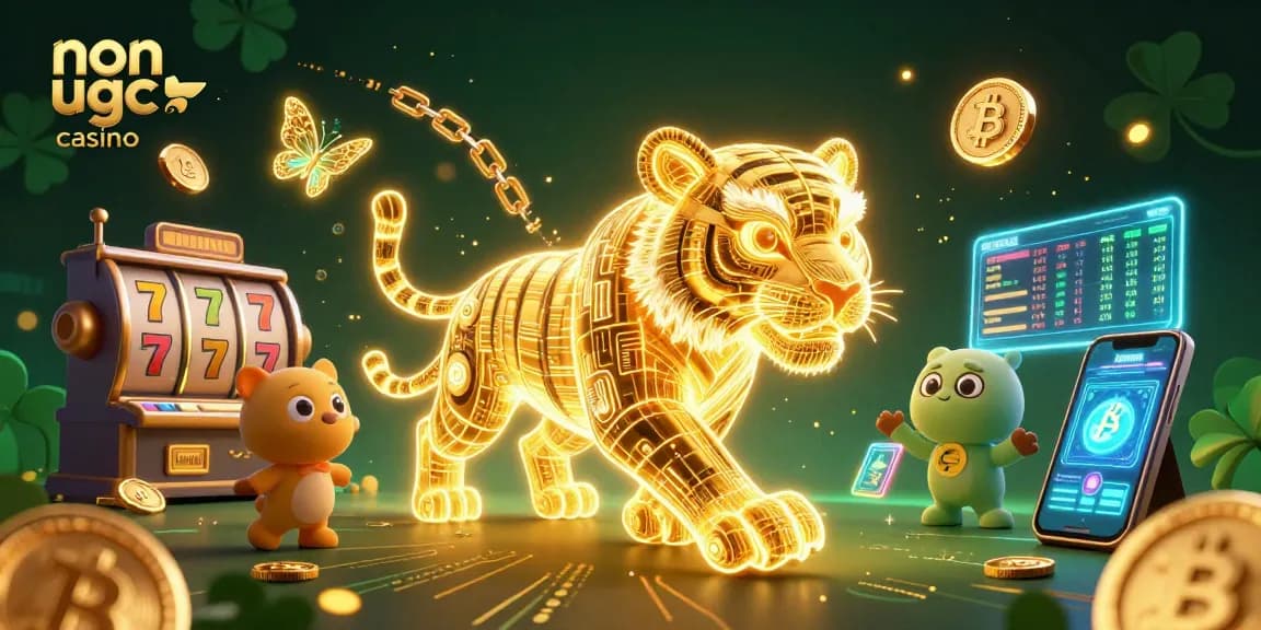 Experience the thrill of a non ukgc casino with vibrant neon elements and unique game features.