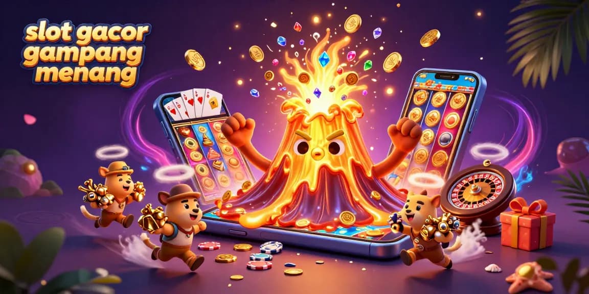 Gali kemenangan dengan slot gacor gampang menang dalam ilustrasi 3D yang kaya akan detail.