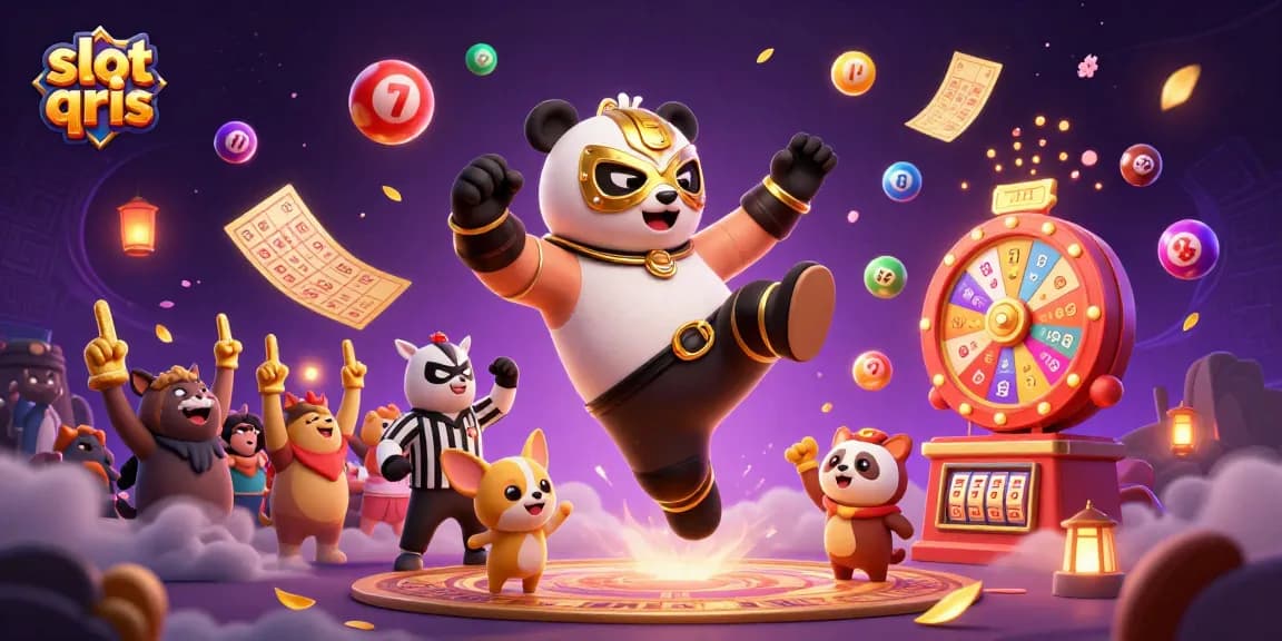 Experience the thrill of slot qris with animated characters showcasing exciting gameplay elements and winning opportunities.