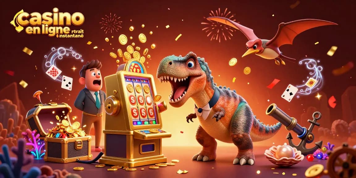 Jouez dans un casino en ligne retrait instantané et regardez vos gains exploser en or !