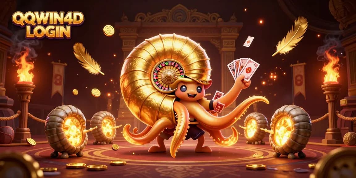 Melakukan login QQWIN4D LOGIN untuk bermain game kasino dengan nautilus raksasa dan elemen glamour.