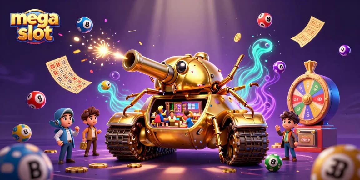 Menangkan mega slot dengan pemandangan kasino yang menakjubkan dan penuh warna.