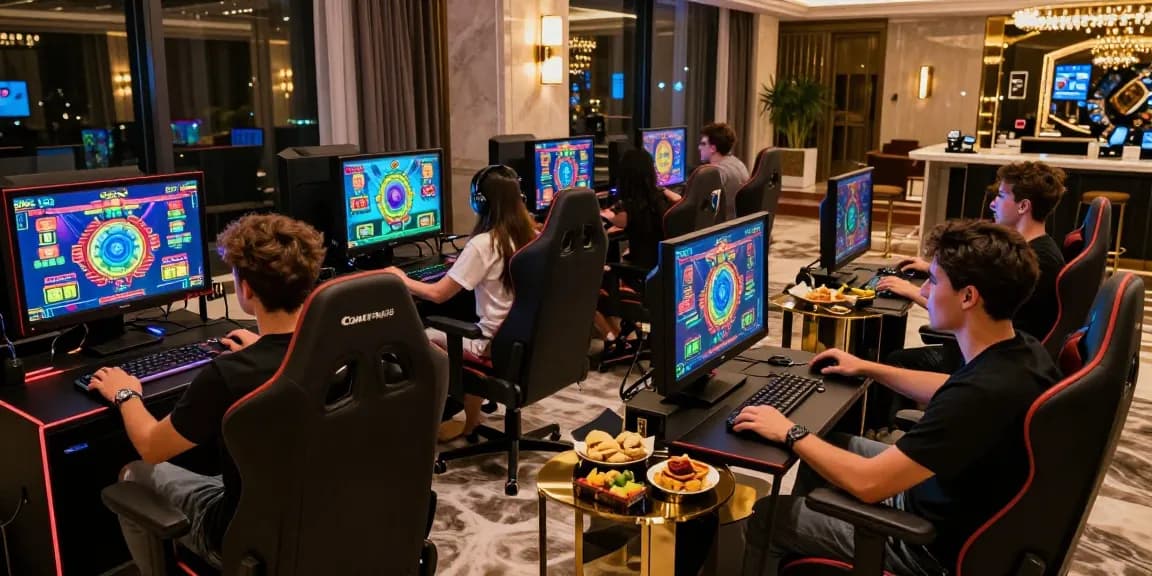 Situs LUXURY111 - Suasana bermain judi slot mewah dengan teman-teman di ruang yang stylish