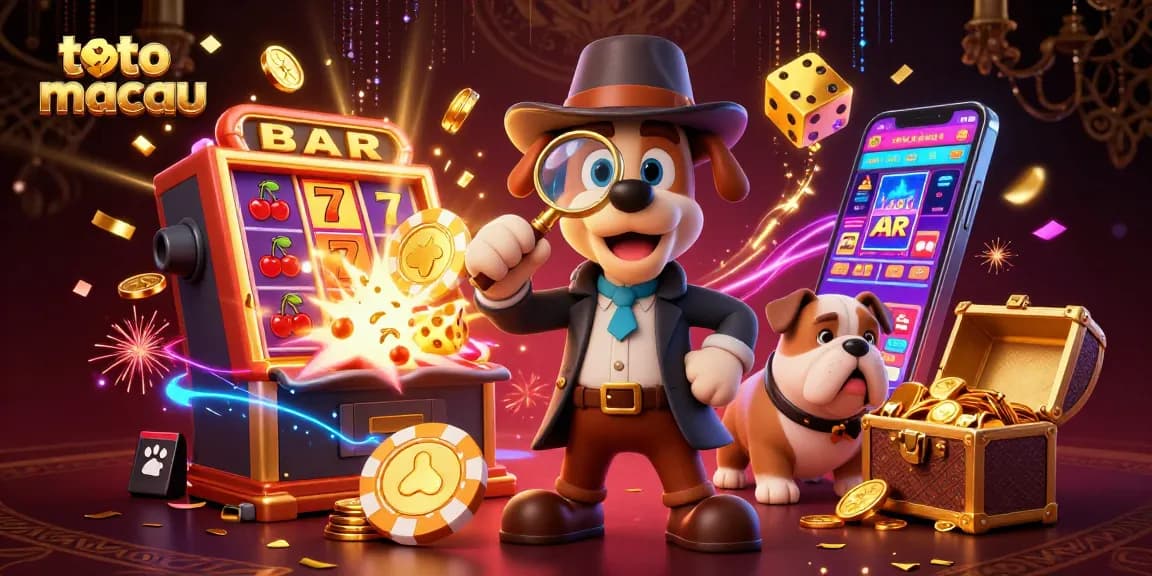 Join the excitement at toto macau with colorful casino action and playful characters uncovering treasures!