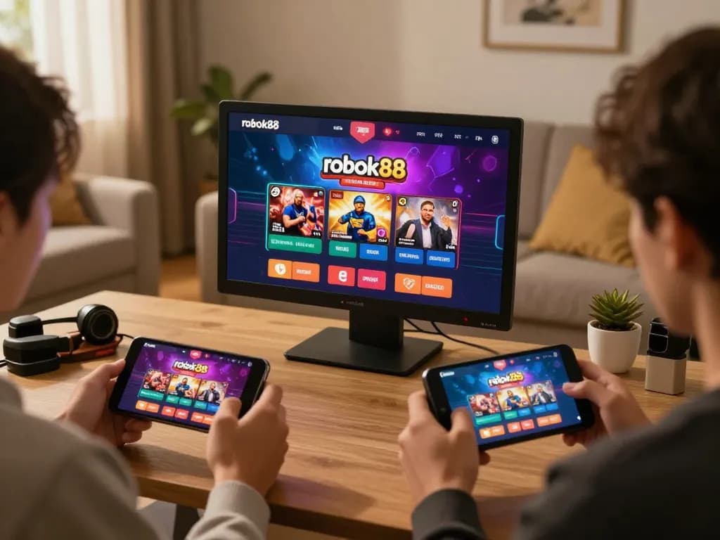 Players engaging with rokok88 online gaming platform, showcasing dynamic casino interface