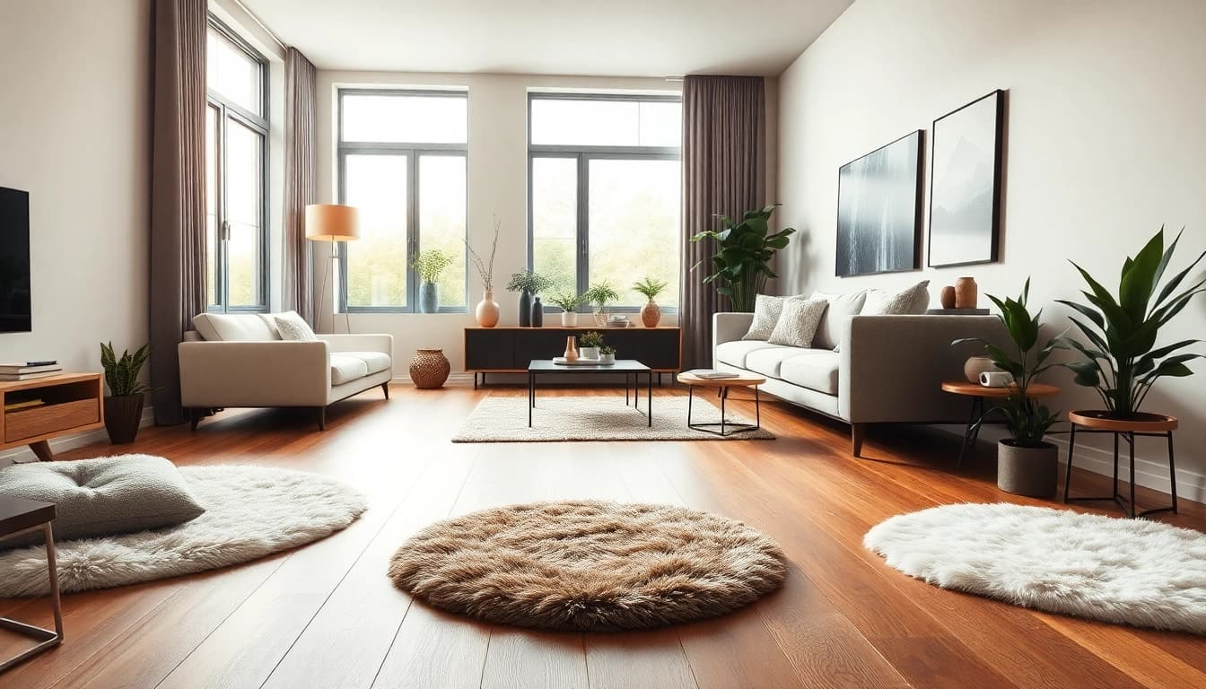 Enhance your space with cheap vinyl flooring that mimics wood, creating an elegant atmosphere.