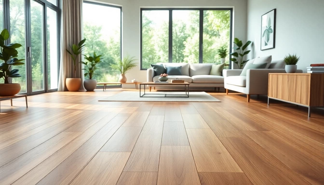 Transform your space with beautiful chicago flooring in a modern living room.
