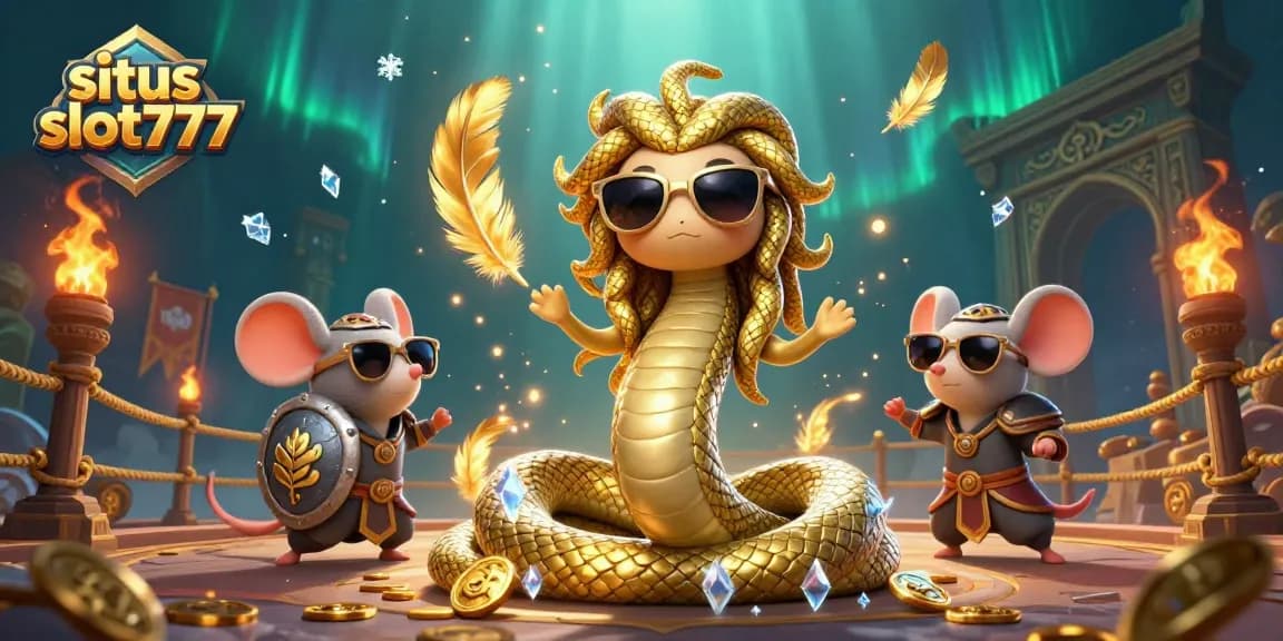 Experience thrilling jackpot action at situs slot777 with lively 3D characters and dynamic casino elements.