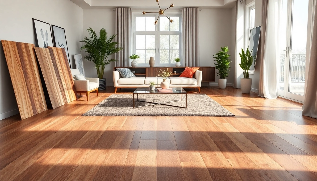 Enhance your space with beautiful wholesale vinyl plank flooring displayed in an elegant living room setting.