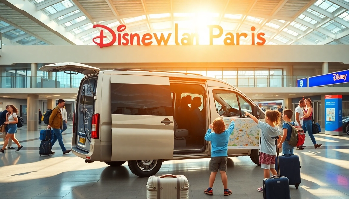 Experience seamless Beauvais Airport to Disney Transfer with family-friendly vehicles ready for your adventure.