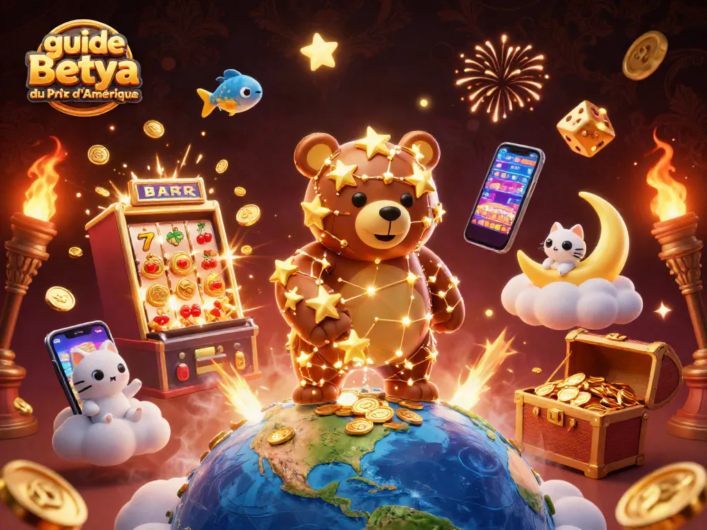 Engage with the guide Betya du Prix d'Amérique in this vibrant 3D casino scene