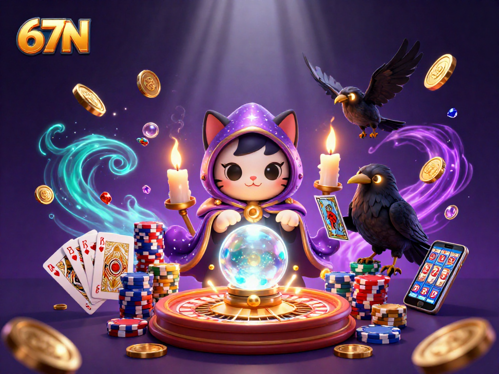 Ganhe prêmios incríveis com 67N em uma emocionante ilustração de cassino online.