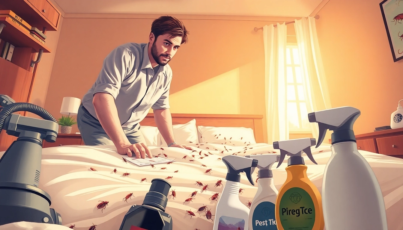 Visual guide to bed bug treatment cost emphasizing professional pest control.