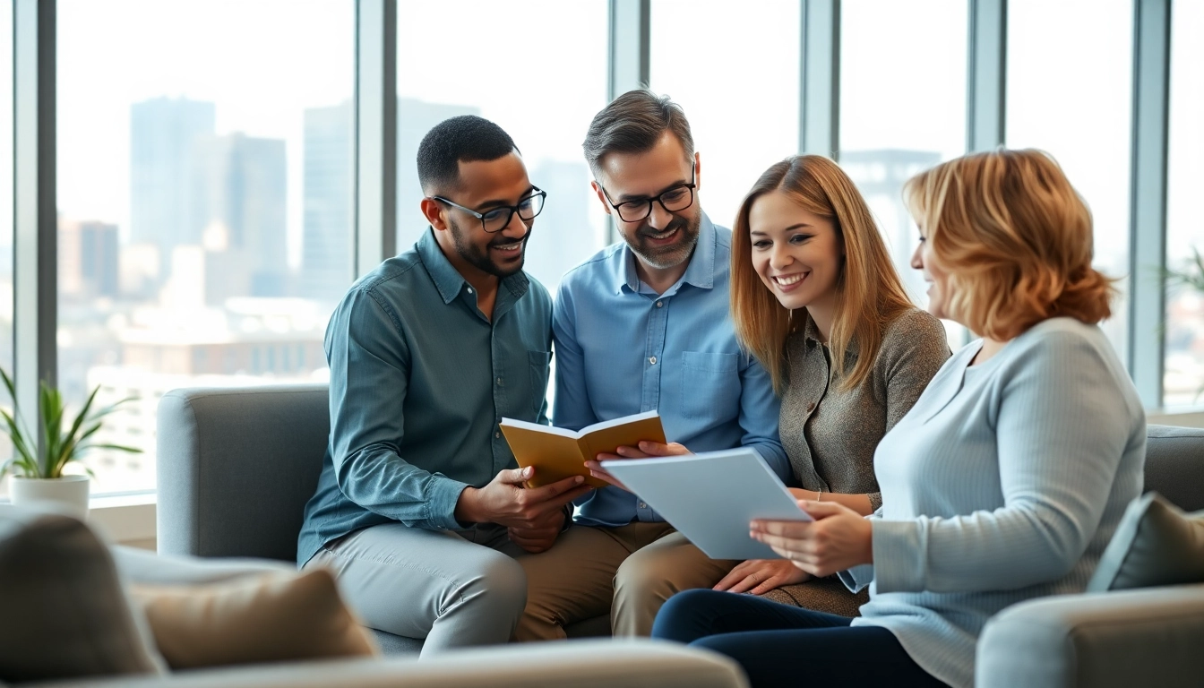 Engaging financial planner explaining retirement planning San Antonio options to a couple.