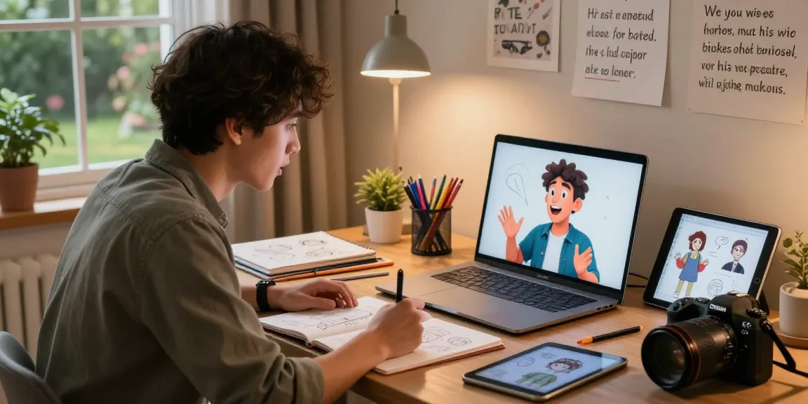Engaging conversation with Tavern AI character in a creative home office setting, enhancing digital narratives.