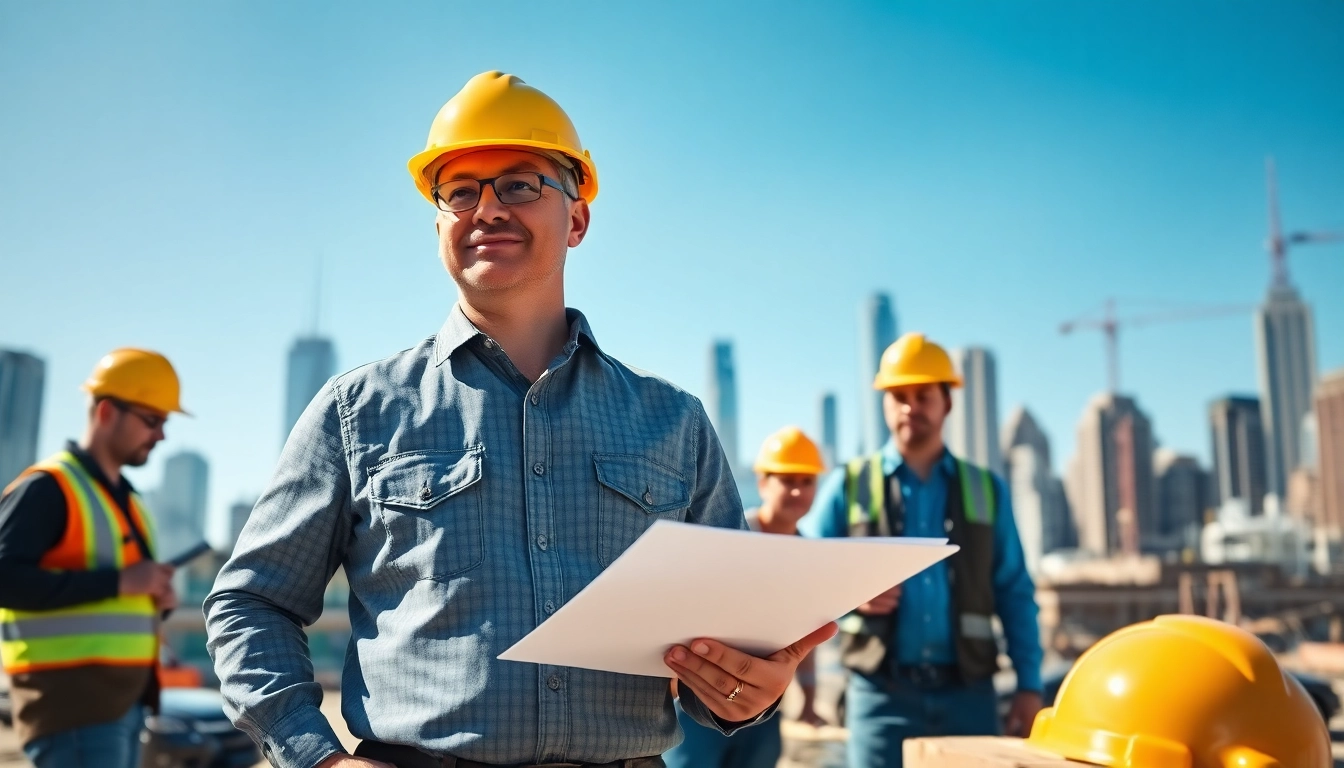 General Contractor working diligently on construction projects in New York City.