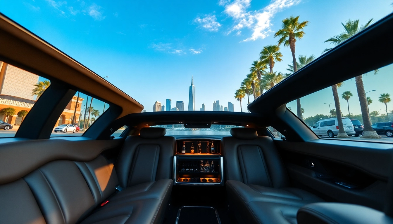World Cup Group Transportation in a luxurious limousine ready for a premium experience in Los Angeles.