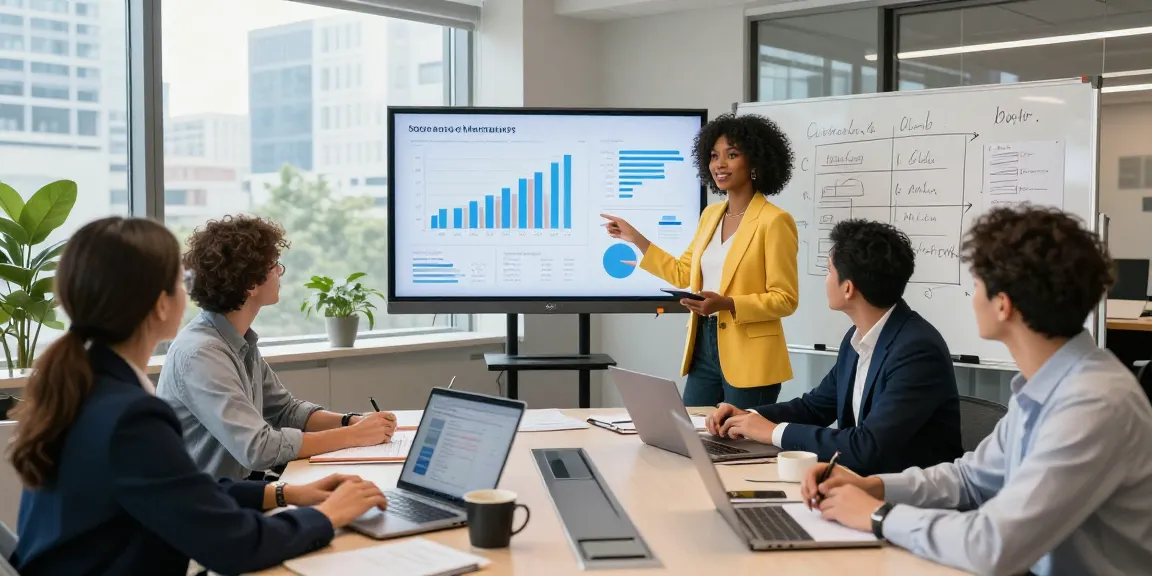 Digital marketing strategy session at https://raja328argent.com/ with diverse team analyzing growth metrics.