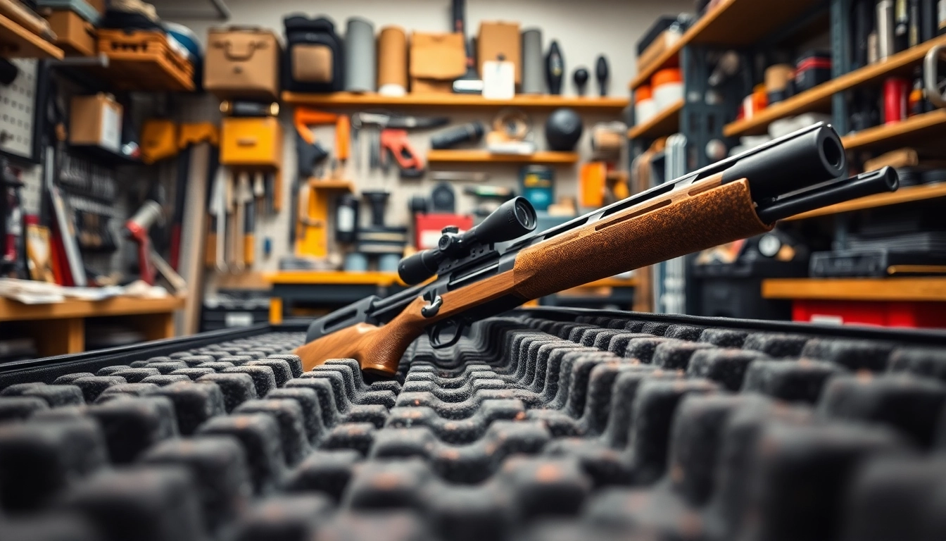 Elevate your rifle storage with premium foam for rifle case, showcasing custom inserts and secure fit.