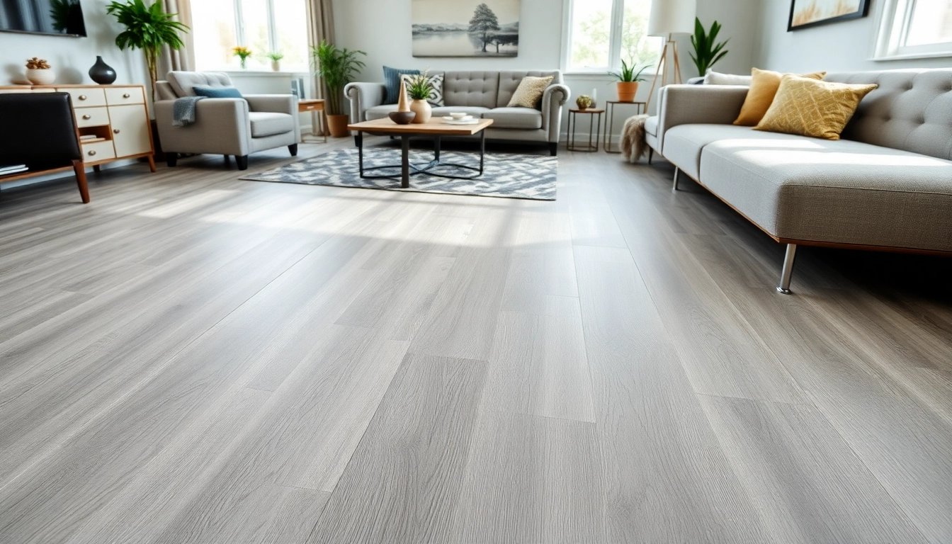 Transform your space with lvp floor in moonlight grey, showcasing elegance and style.