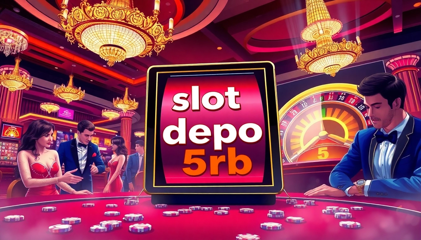 Rasakan permainan yang mendebarkan dengan slot depo 5rb pada mesin slot kasino mewah.