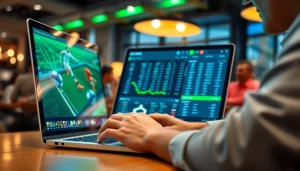 Engagement with the best sports betting sites for Brazil featuring bright digital platforms.