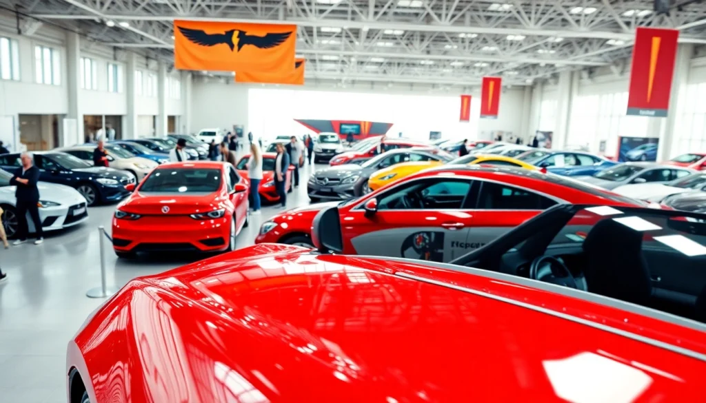 Attendees marvel at the impressive Auto Cars Show featuring diverse vehicle displays.