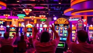 Temukan keseruan plink slot dalam suasana kasino yang ceria dan penuh energi.