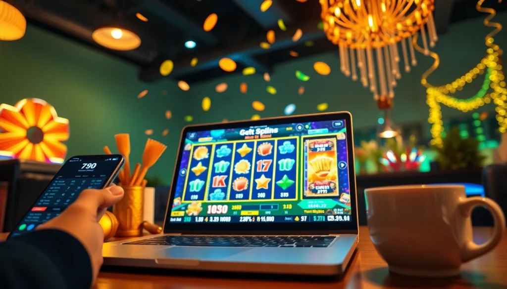 Exciting online slot hoki game scene with vibrant graphics and engaging atmosphere.