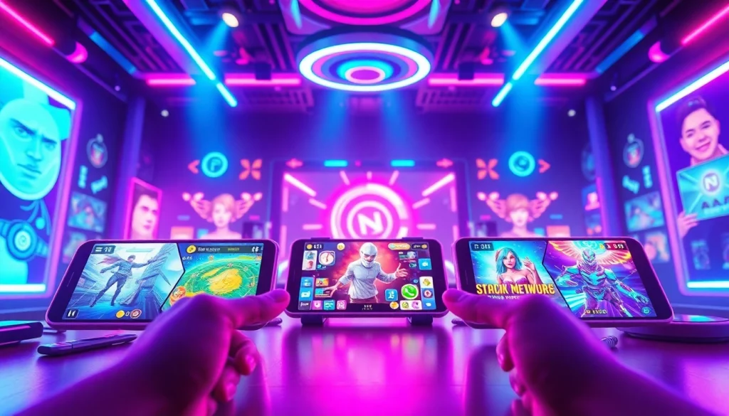 Dynamic mobile porn game interface highlighting thrilling gameplay experiences.