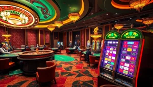 Engage with exciting games at 168vn's luxurious casino atmosphere featuring poker and roulette.