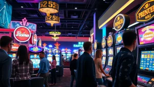 Mostbet oynamag slot machines background with exciting players.