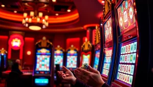 Rasakan sensasi slot demo Mahjong dengan mesin yang berwarna-warni dan pemain yang terlibat.