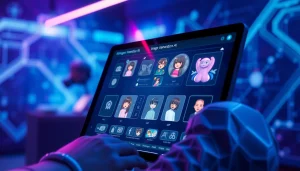 Engaging interface of Crushon AI's NSFW AI image generator showcasing customizable characters.