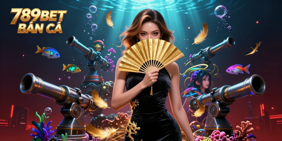 Engage in a thrilling fish shooting experience with 789BET BẮN CÁ and vibrant underwater elements.