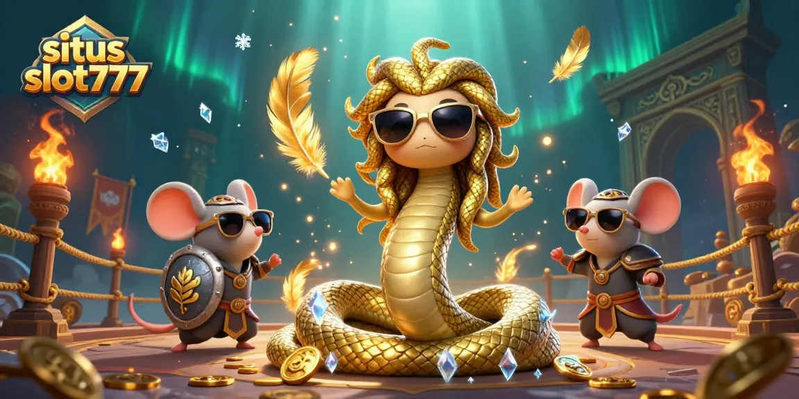 Experience thrilling jackpot action at situs slot777 with lively 3D characters and dynamic casino elements.