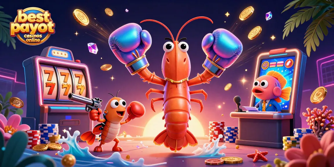 Engage with the best payout casinos online through vibrant 3D casino action featuring unique sea characters.